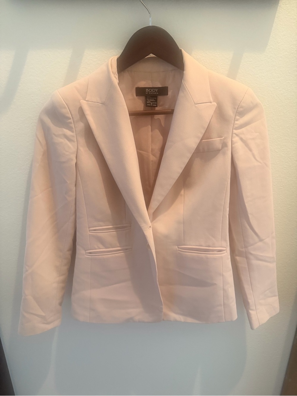 Victoria's Secret Blush Pink Women's Tailored Blazer
